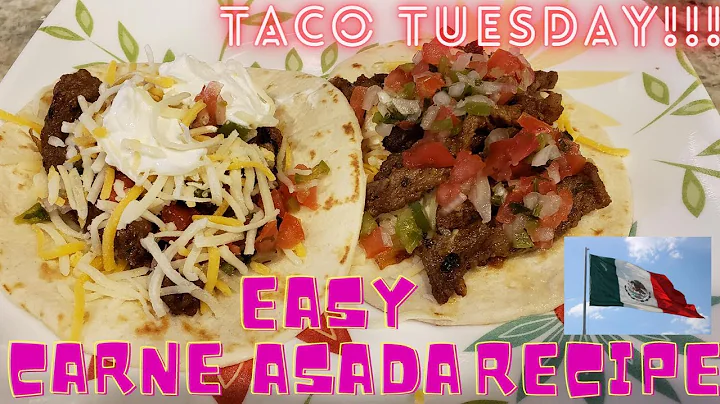 Easy Carne Asada Recipe | Taco Tuesday | Street Tacos