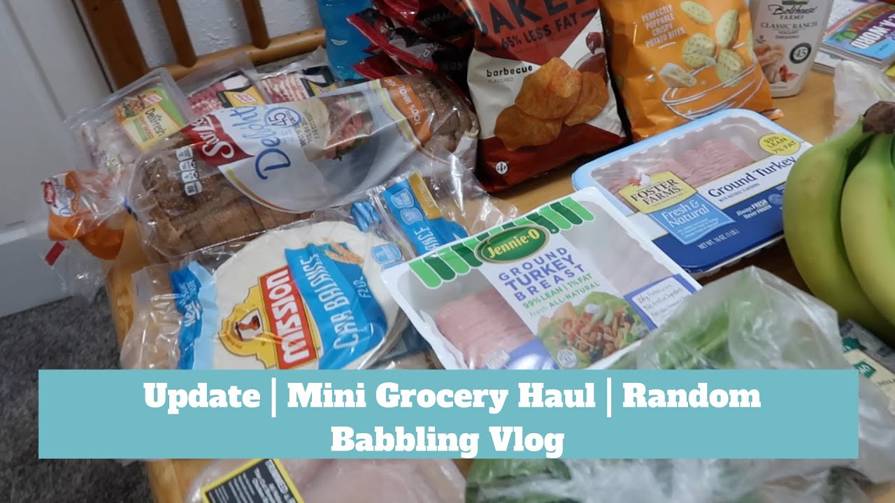 Update | Mini Grocery Haul | Random Babbling Vlog