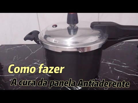 COMO FAZER A CURA DA PANELA ANTIADERENTE?? #youtube - YouTube