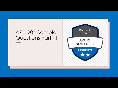 84. AZ - 204 Sample Questions Part I - YouTube
