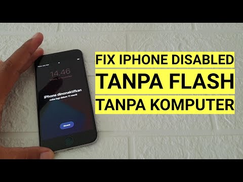 Video: Bagaimana Anda memperbaiki iPhone yang dinonaktifkan tanpa menghapusnya?