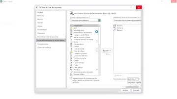 Agregar Herramienta Tabla de Datos en la barra de acceso rápido de Excel