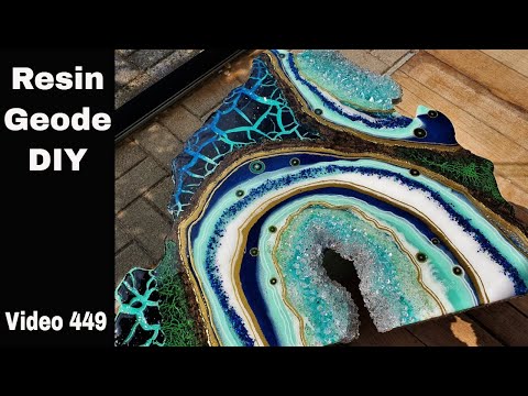 Resin Geode Wall Art DIY
