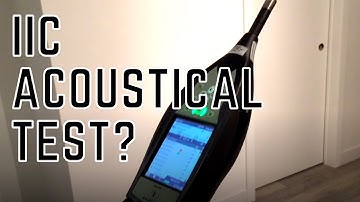 Measuring IIC Floor Assembly - Tapping Test