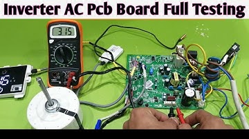 Inverter Ac Pcb board Testing full fan motor Volts checking Urdu Hindi