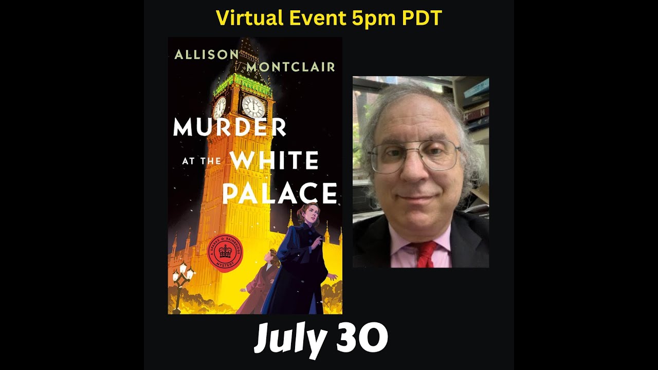 Allison Montclair discusses Murder at the White Palace. - YouTube
