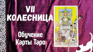 Старший Аркан Колесница - VII, Обучение Карты Таро, Главные Значения 🐎🙌🏻🔮