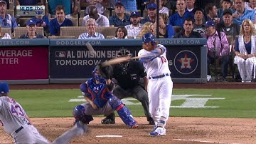 NYM@LAD Gm2: Turner extends the lead with RBI double
