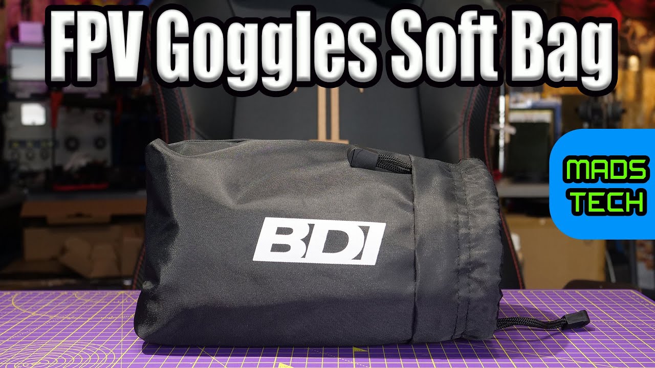 BDI FPV Goggles Soft Case For DJI, Orqua & HDZero