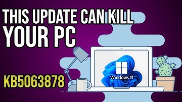 How to Uninstall BAD Windows Updates [KB5063878]