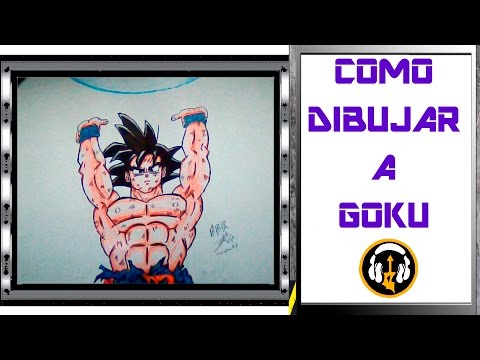 Como dibujar a   Goku/Genkidama   -//- Forgingback Life -//-
