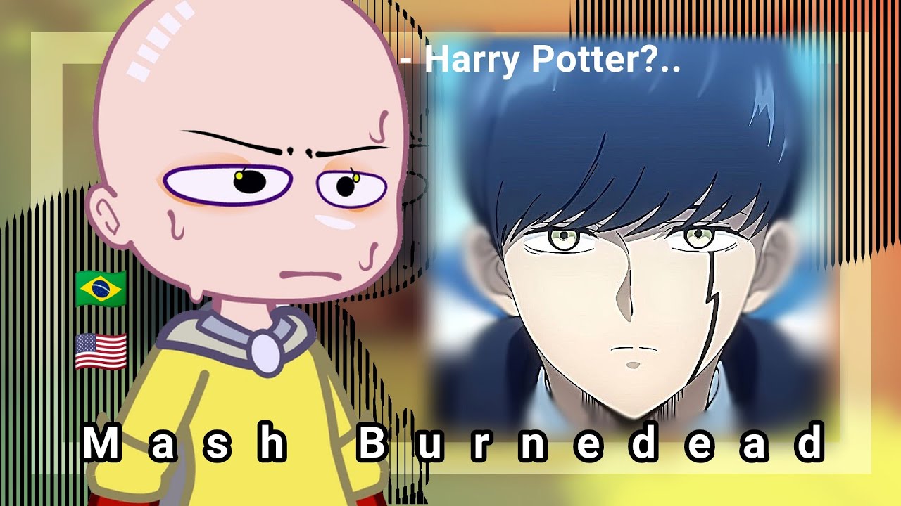 •|Saitama One Punch-Man react to Mash Burnedead - ( Magic Academy)|•gacha club 🇧🇷/🇺🇸