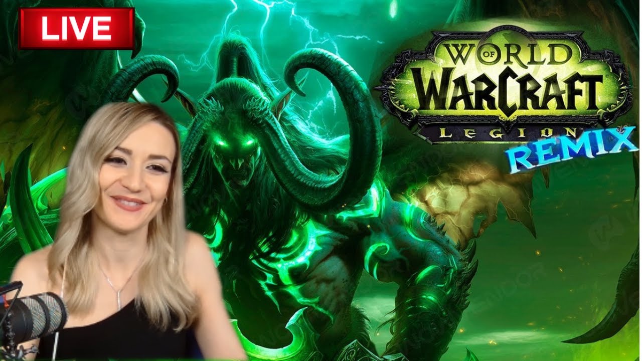 🔴LIVE |Legion Remix World of Warcraft - finishing last quests & then into dungeons & raids|ROSABERRY