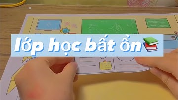 Lớp Học Bất Ổn 😱| Rosie vlog 🌷 tranh tương tác cô tiên xanh