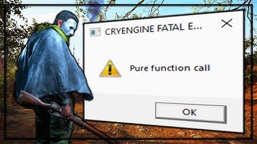 CRYENGINE ERROR CANT STOP ME - Hunt: Showdown