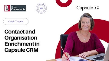 What is Contact and Organisation enrichment in Capsule CRM and how does it work? (2025)