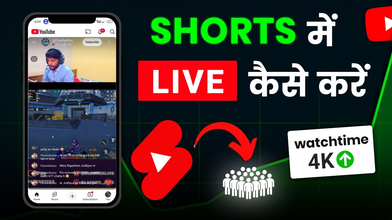 YouTube Shorts Me Live Kaise Kare | How to Live Stream on YouTube ...