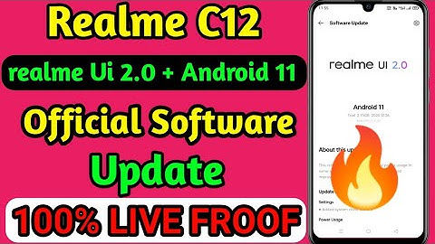 Realme C12 realme UI 2.0 update // Realme C12 Android 11 software update how to do
