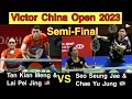 Tan Kian Meng / Lai Pei Jing vs Seo Seung Jae / Chae Yu Jung | Chia Open 2023 | Semi Final