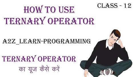 Ternary Operator in C Language in Hindi | C Programming | |TERNARY OPETATOR |