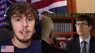 American Reacts to John Oliver - Gun Control