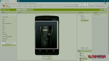 how to make a flashlight in mit app inventor