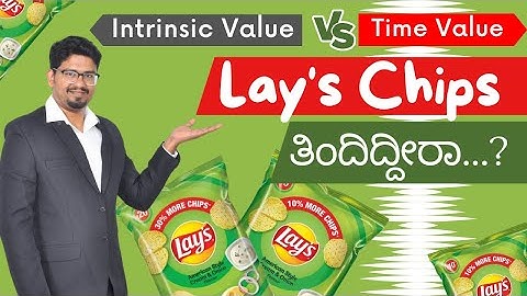 ಲೇಸ್ ಚಿಪ್ಸ್ ತಿಂದಿದಿರಾ...... ??? | Intrinsic Value VS Time Value TIDI Academy