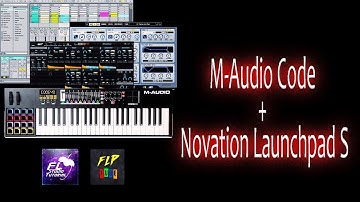 M-Audio Code + Novation Launchpad S | FL Studio Live looping