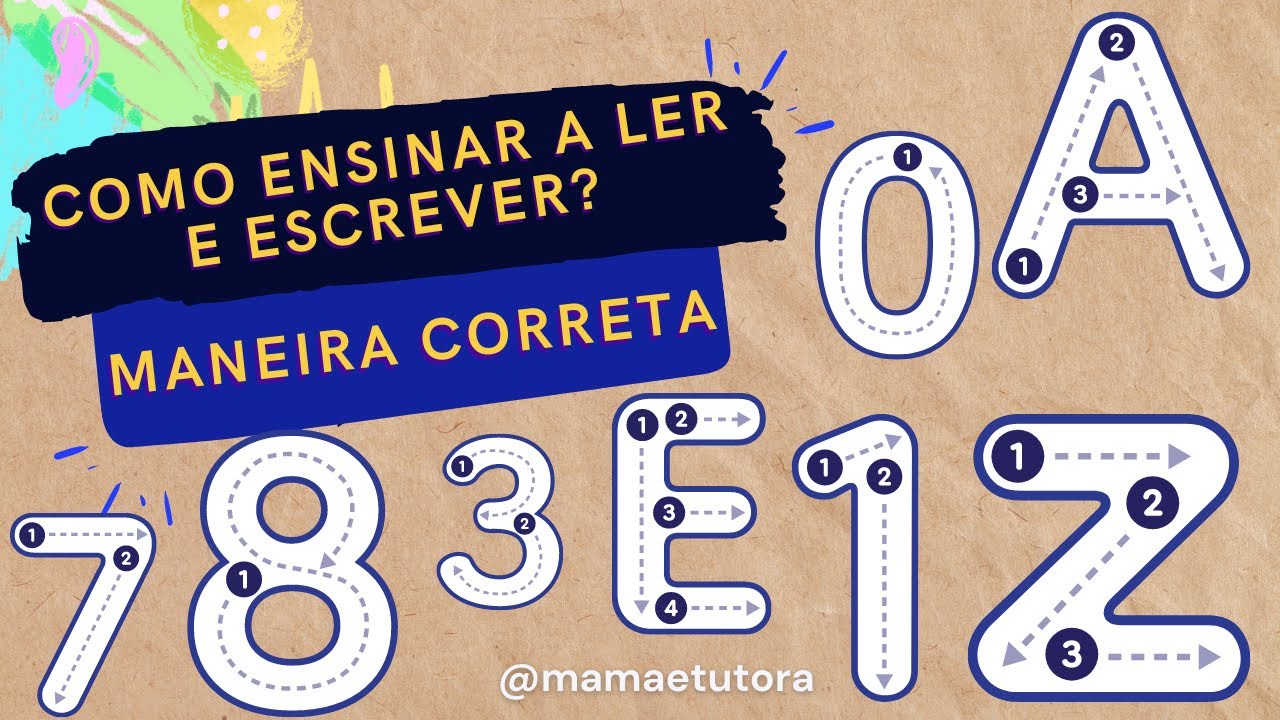 Como ensinar a ler e escrever. Maneira Correta! - YouTube