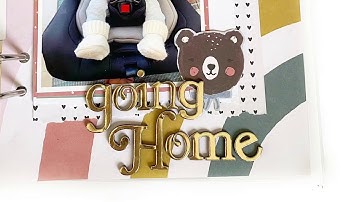 Documenting Pregnancy Scrapbook using Magical Forest!