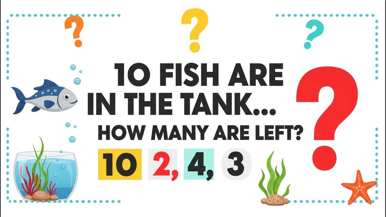 Most People Get This Wrong! Fish Logic Puzzle 🧠