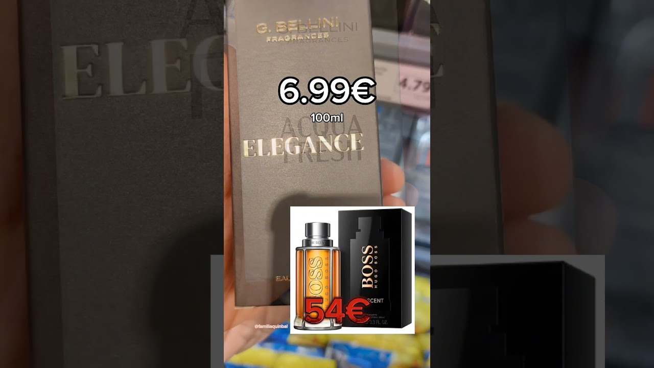 Clones de perfumes en Lidl para Hombre. 