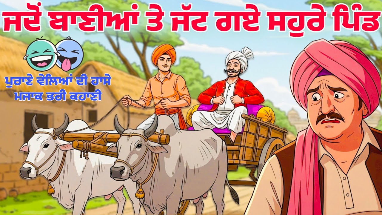 ਜਦੋਂ ਜੱਟ ਤੇ ਬਾਣੀਆਂ ਗਏ ਸਹੁਰੇ ਪਿੰਡ।।Punjabi story । Desi Story #motivation #motivational