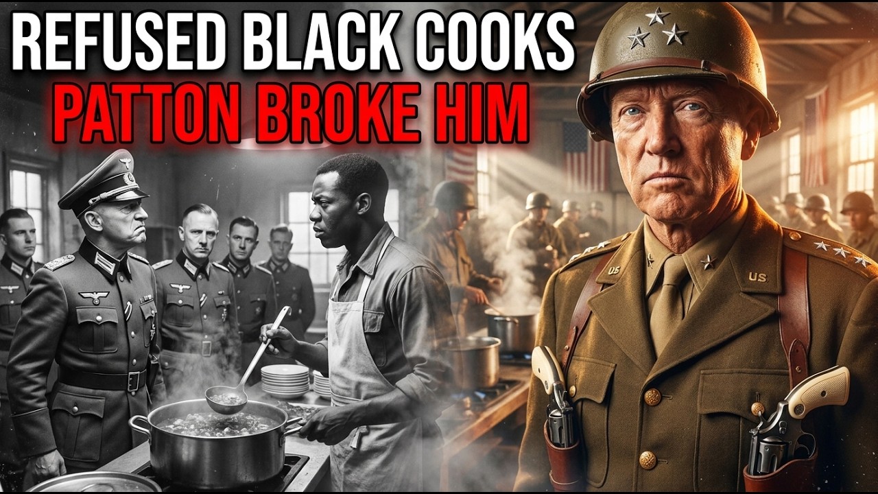 He Said He’d Rather Starve — Patton Let a Black Cook Decide His Survival