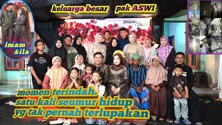 Imam & ila. Momen indah sekali seumur hidup