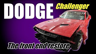 Dodge Challenger. The front end repair. Ремонт переда.