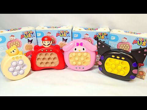 ASMR Playing Pop it Electronic Fast Push Game Fidget Toy | Score Mode