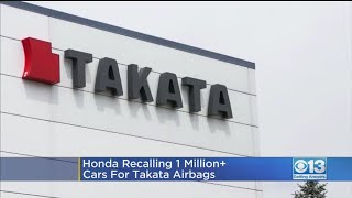 Honda Recalling 1M+ Cars Over Takata Airbags Issue