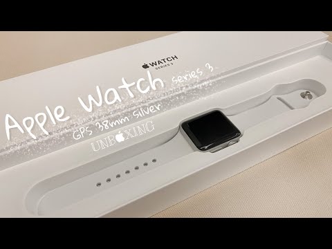 [UNBOXING] 애플워치 시리즈3 GPS 38mm 실버 개봉기 | 프리스비 직원이 알려준 애플워치 꿀팁 | 힐링쉴드 필름 부착하는 방법