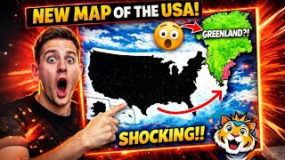 Drawing the USA from Memory... but I added Greenland?