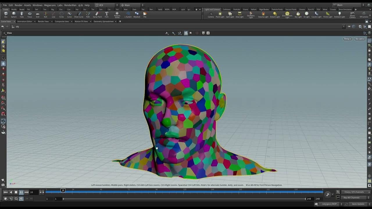 Sample MOPS In Houdini (explode_and_curl) YouTube