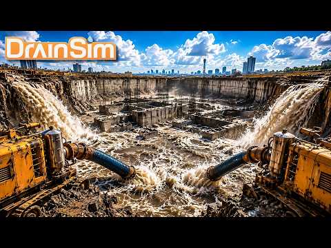 Komplett überflutet! Diese Mega-Baustelle eskaliert völlig 🚨🌊 | DrainSim #8 — Video von M4cM4nus auf YouTube
