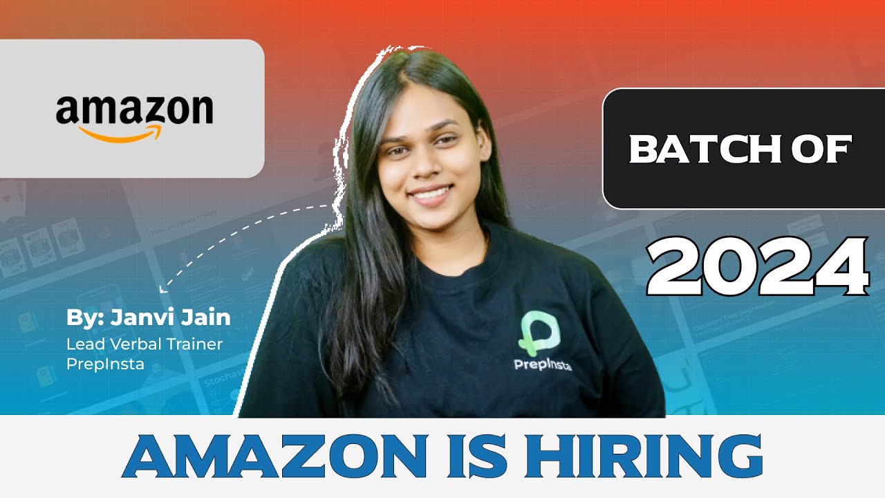 Amazon is Hiring 2024 Batch | Off Campus Placement Update!! - YouTube