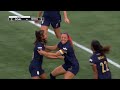 GOAL: Sofia Huerta converts a penalty kick to give Reign FC the lead