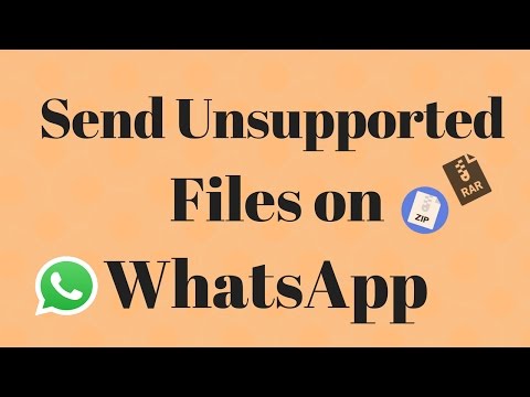 How to send ZIP files on WhatsApp hqdefault
