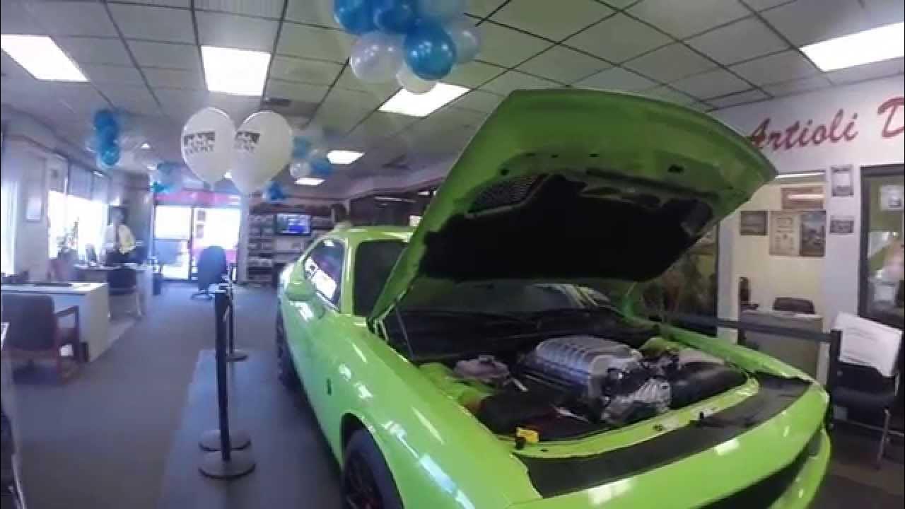 Artioli Chrysler Dodge Ram Presents The Dodge Challenger HELLCAT - YouTube