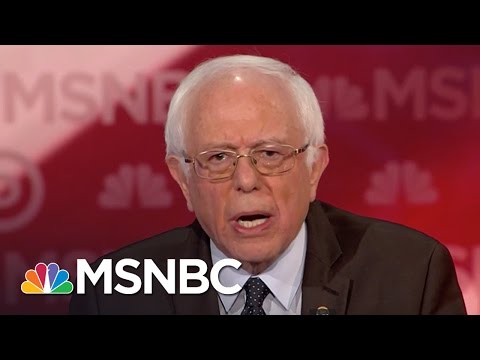 Bernie Sanders: The Economy Is Rigged | Democratic Debate | MSNBC