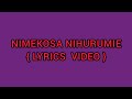 Nimekosa Nihurumie Official LYRICS VIDEO Kwaresma
