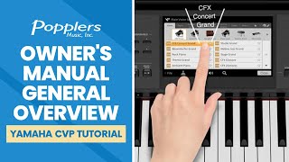 Yamaha CVP-800 Tutorial Series | Owner's Manual General Overview | Popplers Music