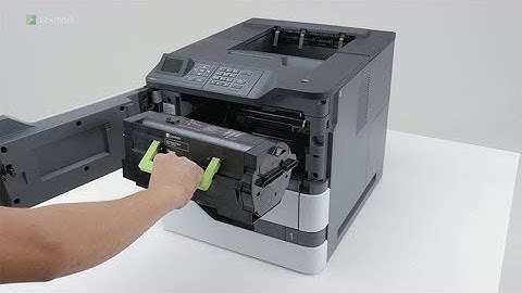 MS725/MS82x/MX72x/MX82x Series—Replacing the toner cartridge